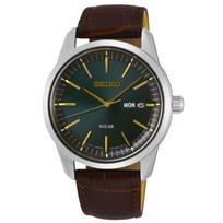 Seiko Watch Solar 100m Water Resistant Sapphire Crystal SNE529P1 Men's black