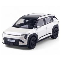 WELLY Kia EV3 1:38 mastelio lieto metalo modelis, baltas gray
