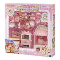 Sylvanian Families Sweet Patissier Cake Shop Set Mi-92 Calico Critters JPN brown