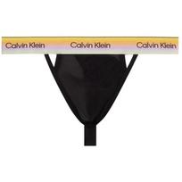 Calvin Klein Men's Dazzling Jacquard Mesh Thong M beige