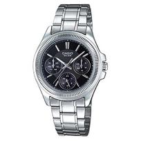 Casio STANDARD Series Business Quartz Movement Stainless Steel Strap Japanese and Korean Watch Women's Watch Black Dial LTP-2088D-1AV juoda