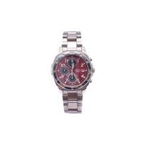 SEIKO 50 metrų atsparus vandeniui Kvarcinis Plieninė apyrankė vyriškas laikrodis raudonas ciferblatas SND495PC raudona