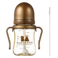 Bus Angel PPSU straw cup 200ml, brown, 1 piece brown