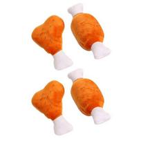 SeikoCoa Šuo Grilio Pliušinis Žaislas Rinkinys iš 2 vnt., Mišrios Spalvos, Rinkinys iš 2 vnt. orange