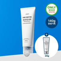 JUMISO Pore Purifying Salicylic Acid Foaming cleanser 120g Special Set (+20g) white