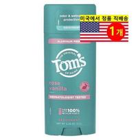 Tom's of Maine dezodorantas, aliuminio neturintis rožių vanilės kvapas blue