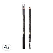 Missha Smudge Proof Wood Brow, Black, 4 pcs. gray