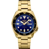 Seiko 5 Sports SRPK20 Mėlynas ciferblatas Automatinis vyriškas laikrodis 42.5mm auksas