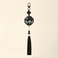 LINE FRIENDS minini Lenini K-Souvenir Mother-of-Pearl Norigae Ornament black