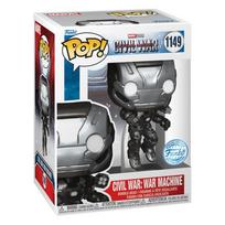 Kapitonas Amerika 3 Mašina JAV Išskirtinis Build-A-Scene Pop! Vinilas
