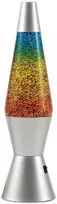 iTotal - Spaceship LED Glitter Lamp - Sidabrinis base and rainbow glitter (XL3340)