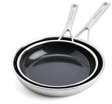 KitchenAid - Daugiafunkcinis keptuvių rinkinys - sidabrinis - 24 cm + 28 cm