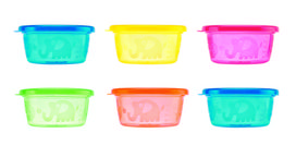 „Nuby“ užkandžių dubenėlių rinkinys – 6 vnt. – 300 ml
