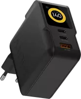 Atminties kortelė Xtorm - 140W GaN3 NextGen namų įkroviklis USB-C/C/A GRS juodas