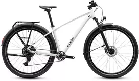 Dviratis Cube Aim ONE FE 27.5 metallicwhite'n'juodas 2027-S (Dydis: S)