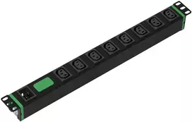 Apc Easy Rack PDU, pagrindinis, horizontalus, 1 fazė, 3,7 kW, 230 V, 16 A, 8 x C13 lizdai, IEC60320 C20 įvadas