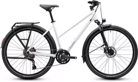Dviratis Cube Nature Pro FE Trapeze metallicwhite'n'reflex 2027-46 cm (Dydis: 46 cm)