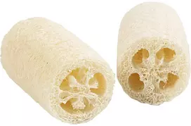 Creativ Company - Natūrali lufos kempinė - šviesiai natūrali - ilgis: 10 cm, skersmuo: 5,5-8 cm, 2 vnt./1 pakuotė (70028)