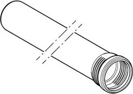 Geberit Silent-Pro vamzdis 1 mova 90x1000 mm