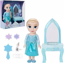 Disney Frozen - Elsa Large Doll & Vanity, 38 cm (10854J)
