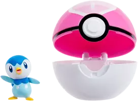 Pokémon - Clip N Go Piplup with Love Ball (PKW4613)