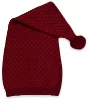 Kepurė Smallstuff - Pixie Hat with Raudona Hearts - Dark Raudona - 1-2 Years