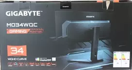 Išparduodama. Išparduodama. Gigabyte MO34WQC EK1 34 in OLED 250 cd/mÂ² PAŽEISTA PAKUOTĖ DEMO