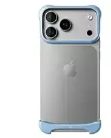Arc Pulse – aliuminis apsauginis dėklas iPhone 18 Pro, matinis šviesiai mėlynas (ARC-AP-AL-MLB-APL-IP-18-PRO)