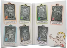 Fallout - Limited Edition S.P.E.C.I.A.L. Perk Card Ingot Collector’s Album - Album: 158x220x18mm, Ingot: 75x50mm