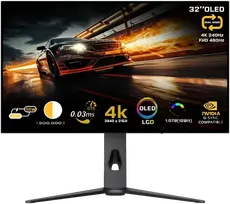 zzTwisted Minds - 32 Prestige X Series OLED QHD Dual Mode 4k 240HZ/FHD 480Hz, IPS, 0.3 MS, HDMI 2.1 Gaming Monitorius - TM32OLD4K240