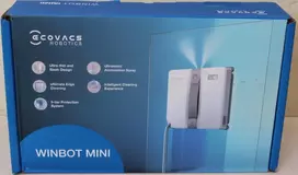 Išparduodama. Ecovacs Windows Cleaner Robot WINBOT MINI Pilkas Corded Pilkas PAŽEISTA PAKUOTĖ