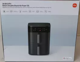 Gruzdintuvė Išparduodama. Xiaomi Dual Zone Air Fryer 12L EU Xiaomi Smart Double Stack Air Fryer 12L Power 2800 W Capacity 12 L Juodas DAMAGED PACKA (Pažeista pakuotė)