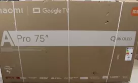 Išparduodama. Xiaomi Smart TV A Pro 2026 75" 190 cm 4K UHD (2160p) Google TV PAŽEISTA PAKUOTĖ
