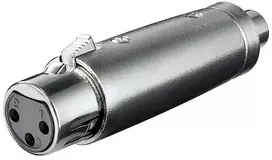 Goobay XLR adapteris, RCA lizdas į XLR lizdą - XLR lizdas (3 kontaktų) > RCA lizdas