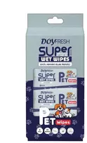 Huggies šlapios servetėlės super mini augintiniams 8x8 vnt.