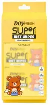 Huggies šlapios servetėlės super mini geltonos 8x8 vnt.