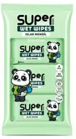 Huggies Super mini servetėlės nawilżane Panda, 8x8 vnt
