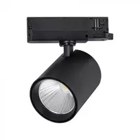 V-tac 35W LED šviestuvas į bėgelius, juodas, 4000K