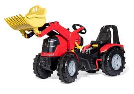 Rolly Toys X-Trac Premium su krautuvu, dviem pavarom ir stabdžiais – minamas traktorius