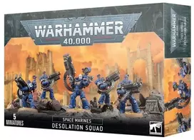 Games Workshop Warhammer 40k Space Marines Desolation Squad, 5 miniatiūros 48-74