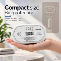 Qoltec Wireless carbon monoxide CO detektor 85dB alarm 52644