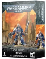 Games Workshop Warhammer 40k Space Marines Captain in Terminator Armour 48-92