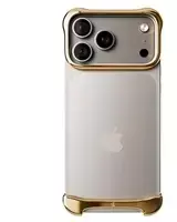 Arc Pulse – aliumininis apsauginis dėklas iPhone 18 Pro, auksinis (ARC-AP-AL-PGL-APL-IP-18-PRO)