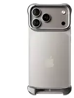 Arc Pulse – aliuminis apsauginis dėklas iPhone 18 Pro, sidabrinis (ARC-AP-AL-PSL-APL-IP-18-PRO)