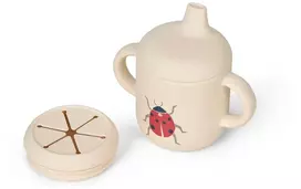 Vanilla Copenhagen - Sippy & Snack Cup 2-in-1 - Ladybug - 180 ml
