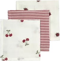 Meyco Baby muslino šluostės-merliukai Girly Garden Multicolor, 30×30 cm, 3 vnt.
