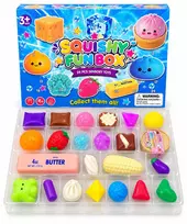 Magy Advento kalendorius 24 d. squishy sviestas butter koldūnas minkomi antistresiniai žaislai