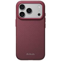 Dėklas PITAKA Summa Case, skirtas iPhone 18 Pro / 17 Pro, bordo spalvos