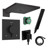 Potinkinė dušo sistema Hansgrohe Raindance E Matinė Juoda