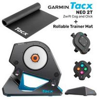 GARMIN TACX NEO 2T with Zwift Cog and Click + Rollable Trainer Mat treniruoklis 010-04791-61 / T2918